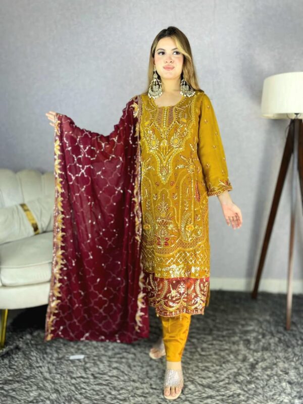 Luxury Chiffon most demanding party dress