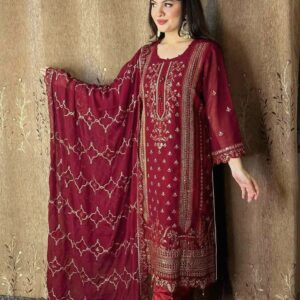Luxury chiffon party dress