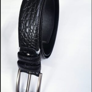 Genuine Leather Embossed Belt