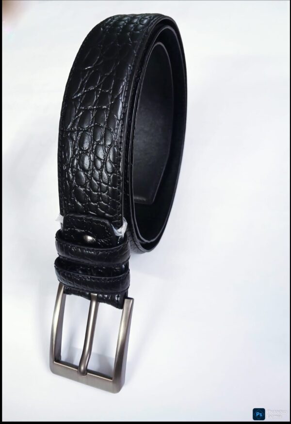 Genuine Leather Embossed Belt