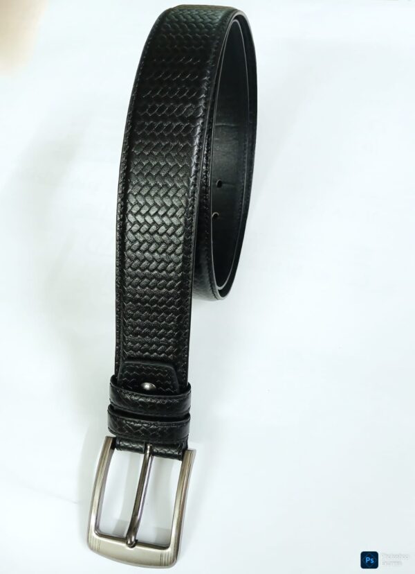 Genuine Leather Embossed Belt