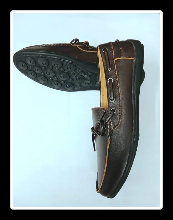 Genuine Leather Stylish Loafer Shoes For Men - Image 3