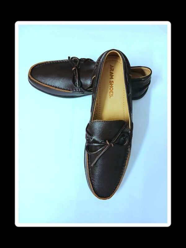 Genuine Leather Stylish Loafer Shoes For Men - Image 2